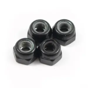 Fastrax M3 Black Locknuts (4pcs)