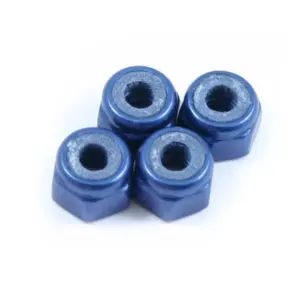 Fastrax M3 Blue Locknuts (4pcs)