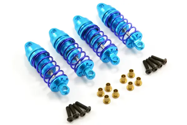 Fastrax Tamiya Tt02 Aluminium Shock Absorber Set (4) (55mm No Oil Inc) – view 2