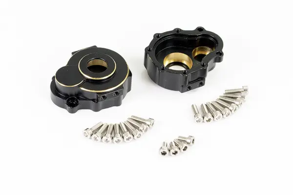 Fastrax TRX-4 Brass Bk Portal Drive Housing Outer F/R (2) – view 2