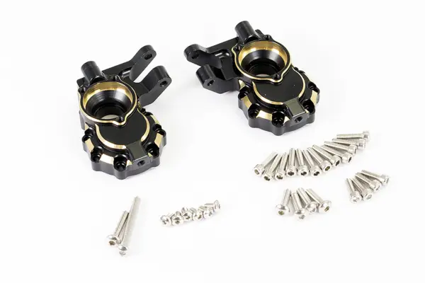 Fastrax TRX-4 Brass Bk Front Steering Knuckles (2) – view 2