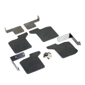 Fastrax TRX-4 Rubber Mudflaps & Alloy Mounts for Jeep