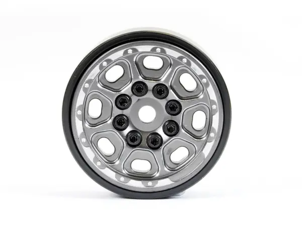 Fastrax TRX-4m CNC Titanium Beadlock Wheels (4) Fits Scx24 / FTX Mini Outback – view 2