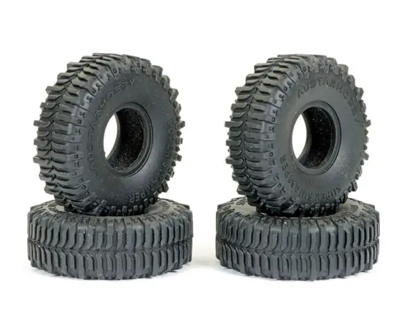 Fastrax TRX-4m Super Swamper Tyre & Foam Set (4pc) 60x21mm – view 2