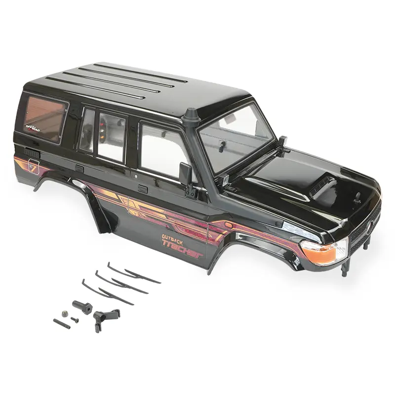FTX Tracker Pre-Assembled Pc Body Black – RC Cars