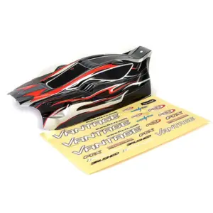 FTX Vantage Printed Black/Red Option Body – Ftx Parts