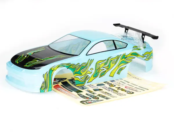 FTX Banzai Pre-Painted Body Shell W/Decals & Wing - Blue – view 2