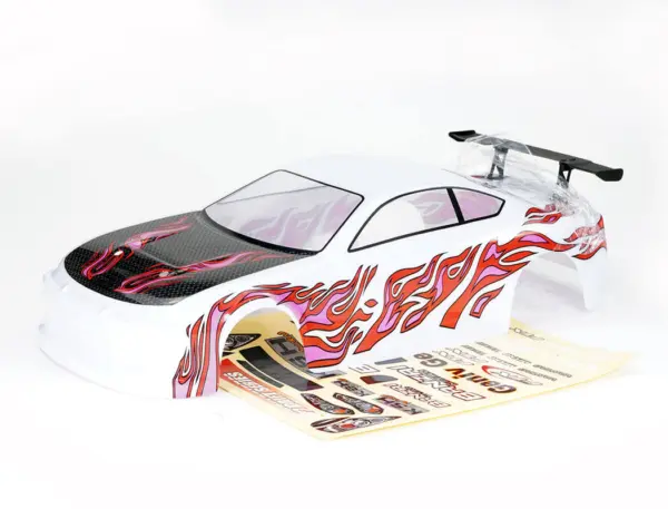 FTX Banzai Pre-Painted Body Shell W/Decals & Wing - White – view 2