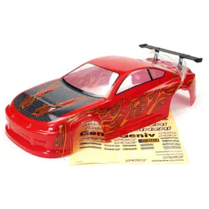FTX Banzai Pre-Painted Body Shell W/Decals & Wing - Red – Ftx Parts