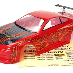 FTX Banzai Pre-Painted Body Shell W/Decals & Wing - Red – Ftx Parts