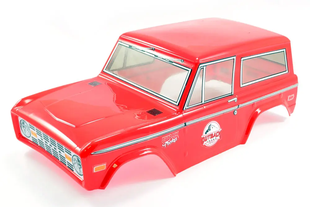 FTX Outback Painted Treka Bodyshell - Red – Ftx Parts