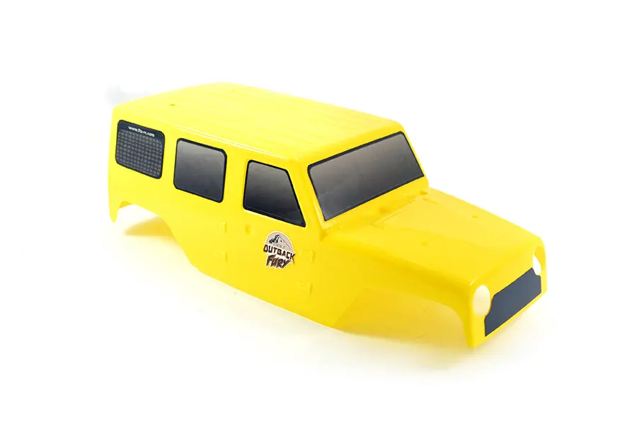 FTX Outback Fury Bodyshell PVC - Yellow – Ftx Parts