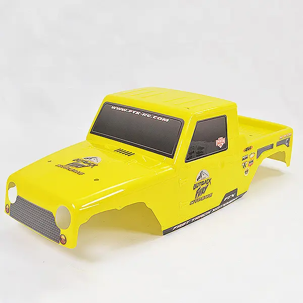 FTX Fury X Printed Dropcab Body - Yellow – RC Cars