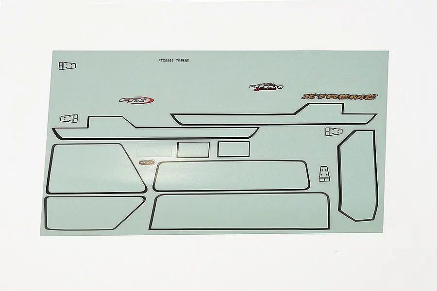 FTX Fury X Printed Dropcab Body - Yellow – RC Cars