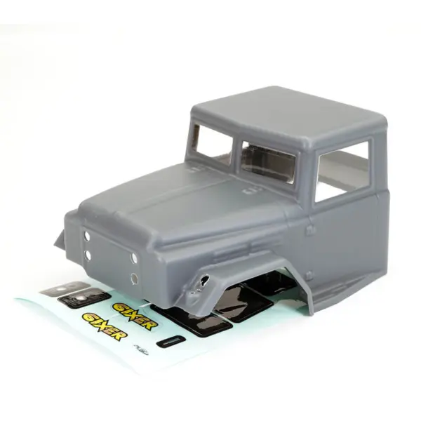 FTX Outback Mini X 6ixer Lexan Body - Matt Grey