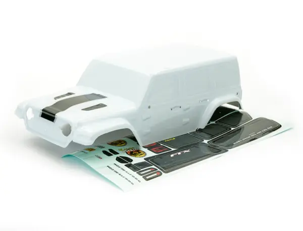 FTX Outback Fury Xc PVC Bodyshell - White – view 2