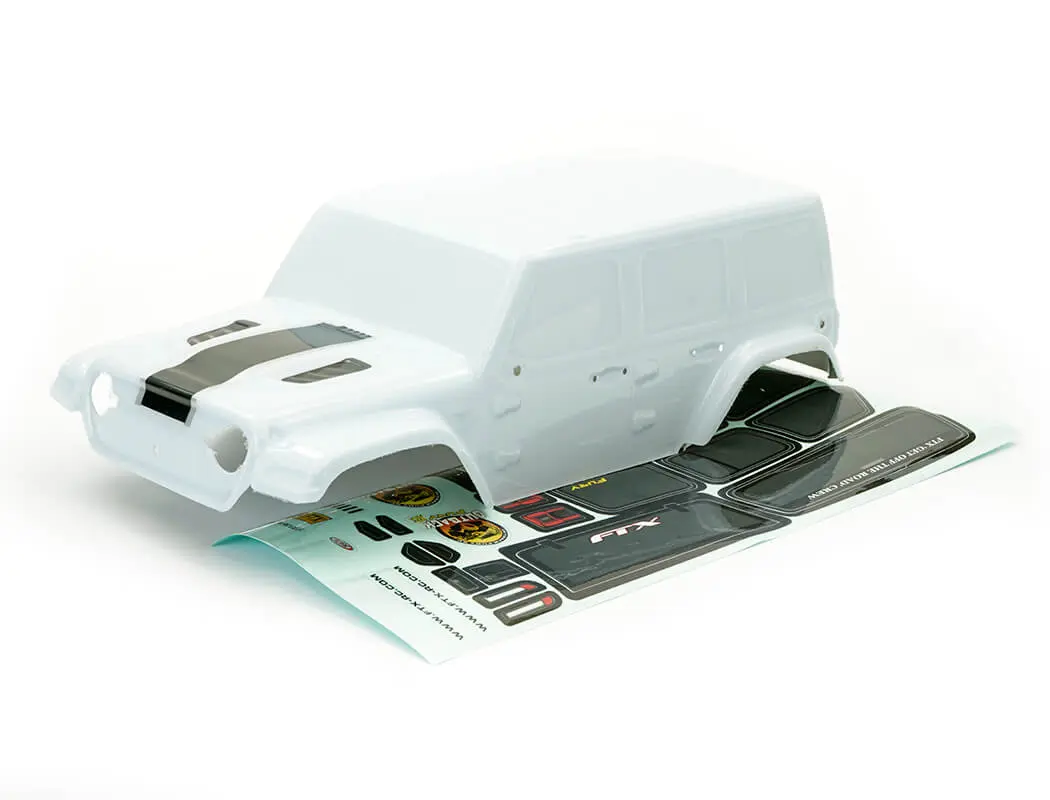 FTX Outback Fury Xc PVC Bodyshell - White – Ftx Parts