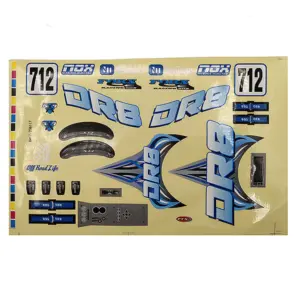 FTX Dr8 Decal - Blue – Ftx Parts