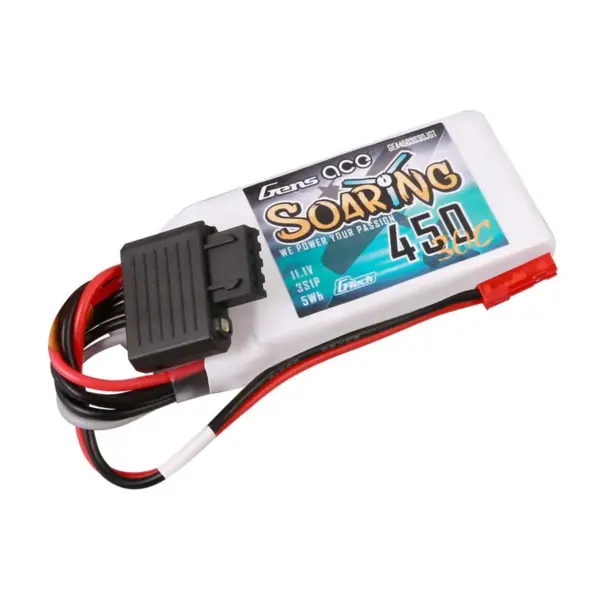 Gensace Soaring Lipo 3s 11.1v-450-30c(jst) 58x31x13.5mm 47g – view 2