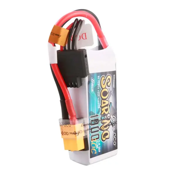 Gensace Soaring Lipo 3s 11.1v-1000-30c (Xt60) 71.5x35x17mm 89g G-Tech – view 3