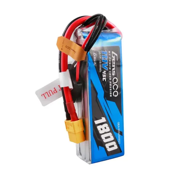 Gensace Soaring Lipo 3s 11.1v-1800-45c(xt60) 92x31x25mm 153g G-Tech – view 4