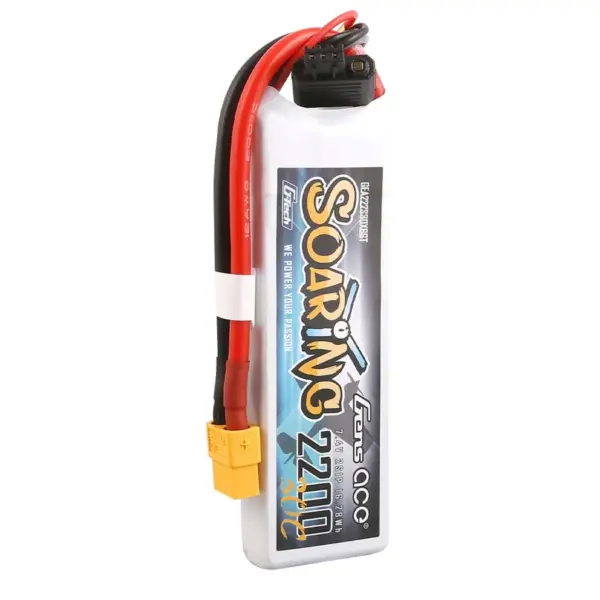 Gensace Soaring Lipo 2s 7.4v-2200-30c (Xt60) 104x34.5x14.5mm 122g Gt – view 4