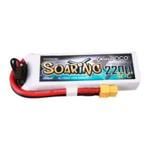 Gensace Soaring Lipo 3S 11.1V-2200-30C (XT60) 107x34x21mm 175g G-Tech