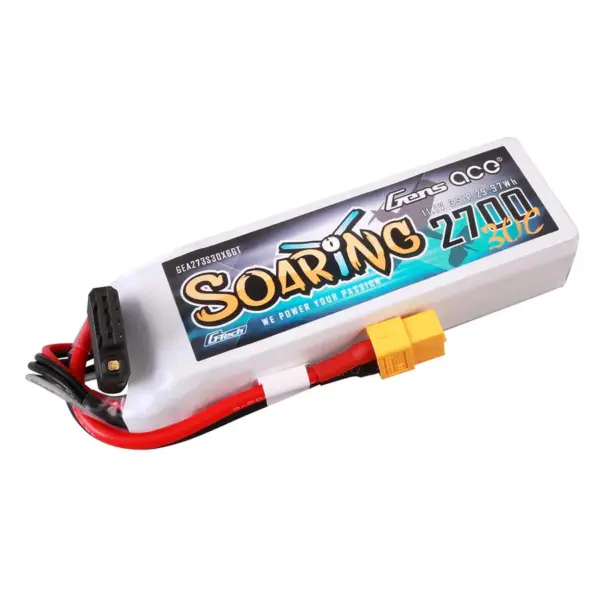 Gensace Soaring Lipo 3s 11.1v-2700-30c(xt60) 103x34x25mm 190g G-Tech – view 2