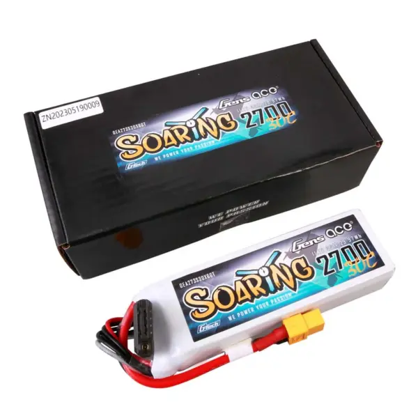 Gensace Soaring Lipo 3s 11.1v-2700-30c(xt60) 103x34x25mm 190g G-Tech – view 4