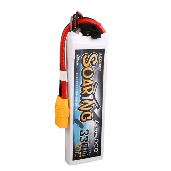 Gensace Soaring Lipo 2s 7.4v-3300-30c (Xt90) 132.5x42x13.5mm 183g Gt – view 5