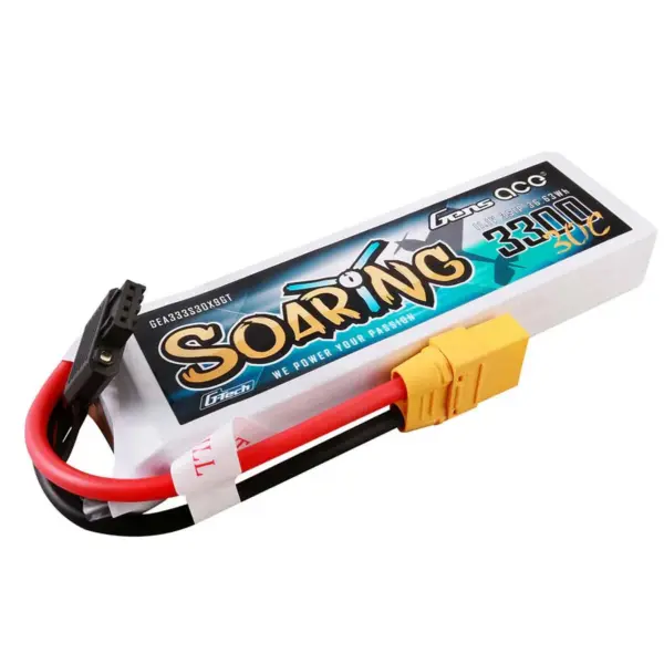 Gensace Soaring Lipo 3s 11.1v-3300-30c(xt90) 131x42.5x19.5mm 252g Gt – view 3