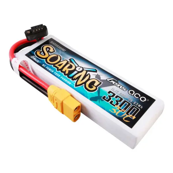 Gensace Soaring Lipo 3s 11.1v-3300-30c(xt90) 131x42.5x19.5mm 252g Gt – view 5