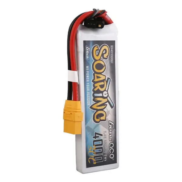 Gensace Soaring Lipo 2s 7.4v-4000-30c (Xt90) 133x41.5x15.5mm 208g Gt – view 3