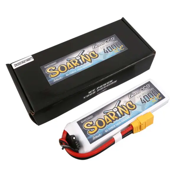 Gensace Soaring Lipo 2s 7.4v-4000-30c (Xt90) 133x41.5x15.5mm 208g Gt – view 4