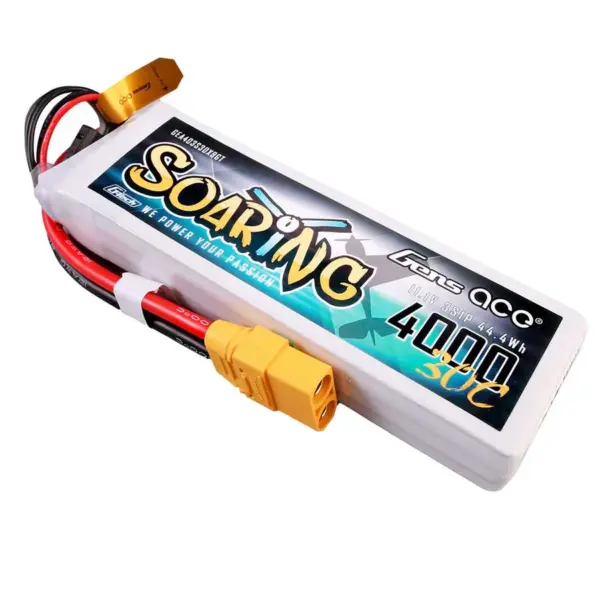 Gensace Soaring Lipo 3s 11.1v-4000-30c(xt90) 136x42.5x22.5mm 290g Gt – view 2