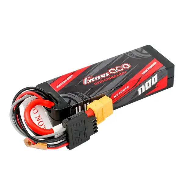 Gensace G-Tech Hard 3s 11.1v-1100-60c 92.8x31.8x17.6mm 104g (Xt60) – view 2