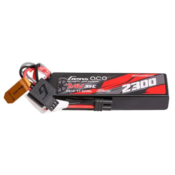 Gensace Mini G-Tech Hard 2s 7.4v-2300-35c 101x31x21mm 115g (Ec2)