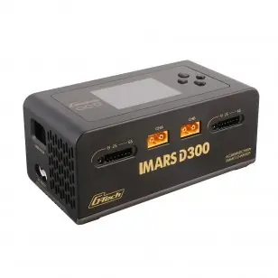 Gensace charger Imars D300 Dual Channel 300W (UK) Black – RC Battery Chargers