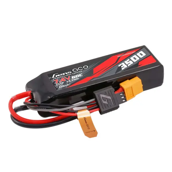 Gensace Mini G-Tech Hard 2s 7.4v-3500-60c 100x34x22mm 179g (Xt60) – view 3