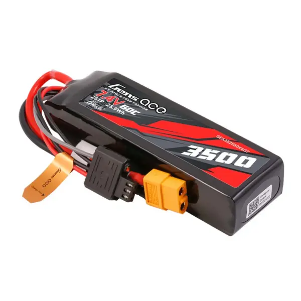 Gensace Mini G-Tech Hard 2s 7.4v-3500-60c 100x34x22mm 179g (Xt60) – view 4
