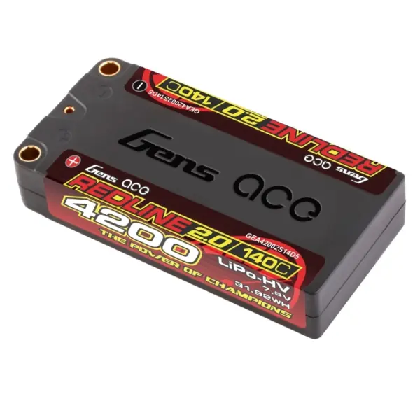 Gensace Redline 2.0 Shorty 2s Hv 7.6v-140c-4200 96x47x18.5mm 157g – view 2