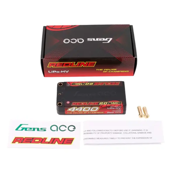 Gensace Redline 2.0 Shorty 2s Hv 7.6v-140c-4400 96x47x18.5mm 160g – view 5
