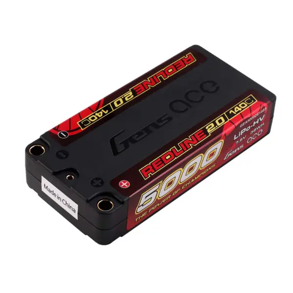 Gensace Redline 2.0 Shorty 2s Hv 7.6v-140c-5000 97x47x20mm 179g – view 2