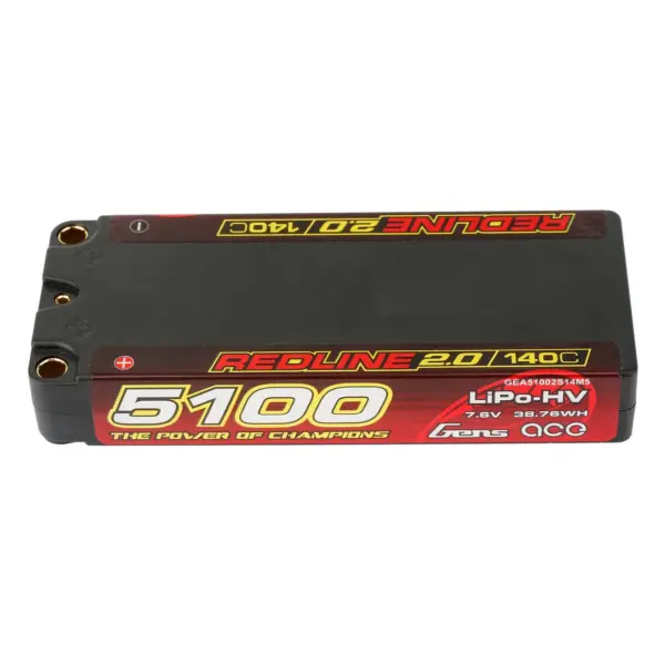 Gensace Redline 2.0 Mid Size 2s Hv 7.6v-140c-5100 113x47x19mm 191g