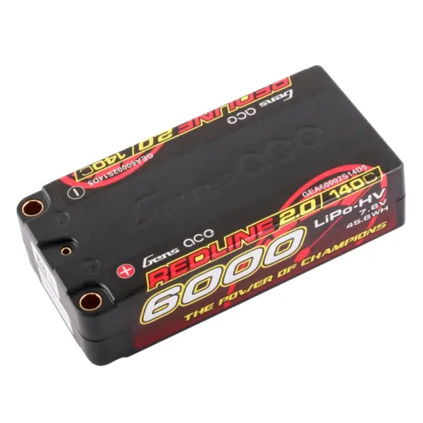 Gensace Redline 2.0 Shorty 2s Hv 7.6v-140c-6000 96x47x25mm 220g – view 3