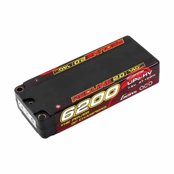 Gensace Redline 2.0 Mid Size 2s Hv 7.6v-140c-6200 113x47x22mm 228g – view 2