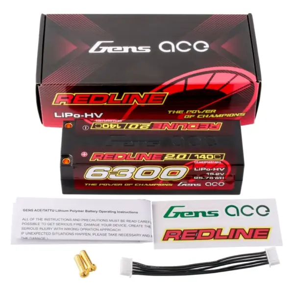 Gensace Redline 2.0 4s Hv 15.2v-140c-6300 139x47x37mm 452g – view 5
