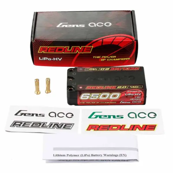 Gensace Redline 2.0 Shorty 2s Hv 7.6v-140c-6500 96x47x25mm 230g – view 5