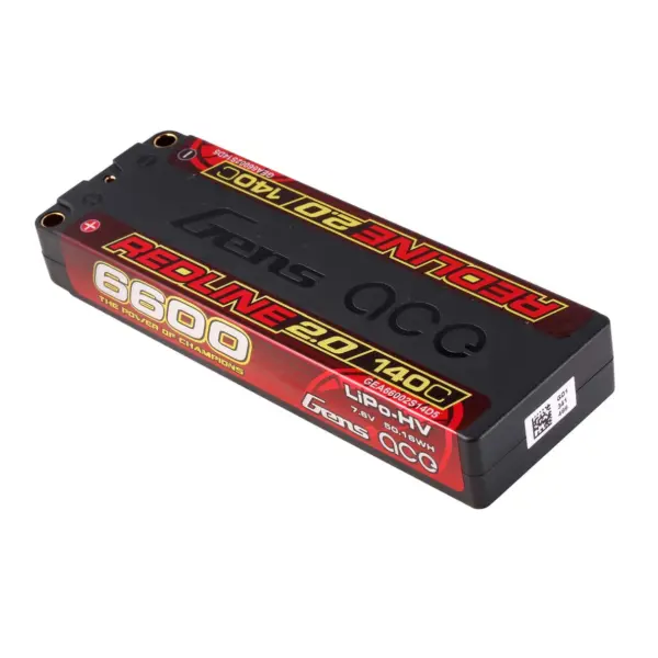Gensace Redline 2.0 2s Hv 7.6v-140c-6600 139x47x20mm 244g – view 3