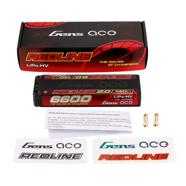 Gensace Redline 2.0 2s Hv 7.6v-140c-6600 139x47x20mm 244g – view 5